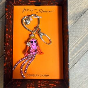 Betsey Johnson Princess Ghost Bag Charm/ Keychain